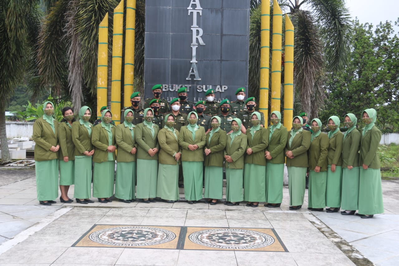 Puncak Peringatan Hari Juang TNI AD, Kodim 0406/Lubuklinggau Gelar Ziarah Rombongan