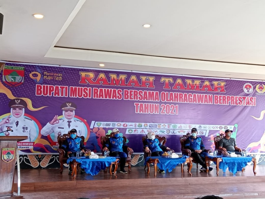 DANDIM 0406/LUBUKLINGGAU Menghadiri undangan Ramah tamah Bupati Musi Rawas bersama Olahragawan berprestasi