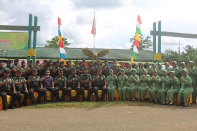 Dalam Kunjungan Kerja Ke Koramil Jajaran Dandim 0406/Lubuk Linggau Sampaikan Penekanan Komando Atas