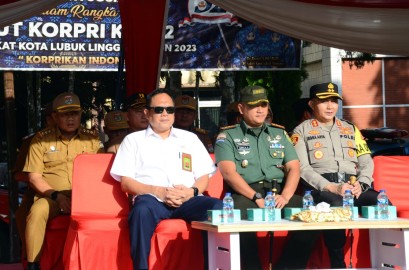 Dandim 0406/Lubuk Linggau Hadiri Apel Kesiapsiagaan Penanggulangan Bencana Tingkat Kota Lubuk Linggau Tahun 2024