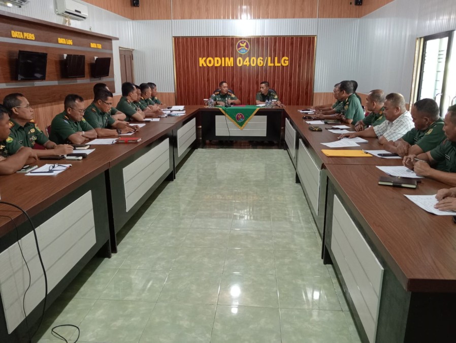 Sidang Jabatan Bintara dan Tamtama Kodim 0406/Lubuk Linggau Dalam Rangka Pemenuhan Organisasi