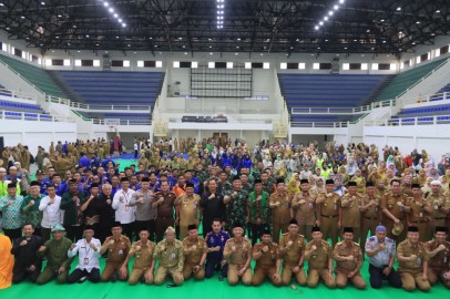 Komandan Kodim 0406/Lubuk Linggau Menghadiri Doa Bersama Untuk Pemilu Damai