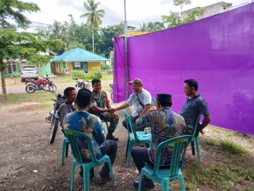 Jalin Keakraban, Babinsa Koramil 406-04/Muara Lakitan Koptu Samsul Bahri Lakukan Komsos dengan Ormas dan masyarakat di wilayah binaan