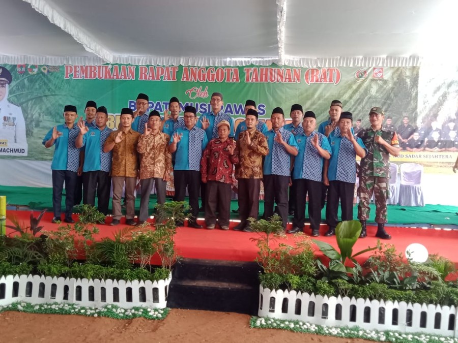 Babinsa Koramil 406-05/Muara Kelingi Menghadiri Rapat Anggota Tahunan KUD SS