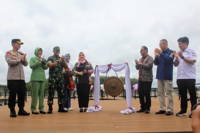 Dandim 0406/Lubuk Linggau Hadir Pada Acara Peresmian Pembangunan Objek Wisata Danau Aur