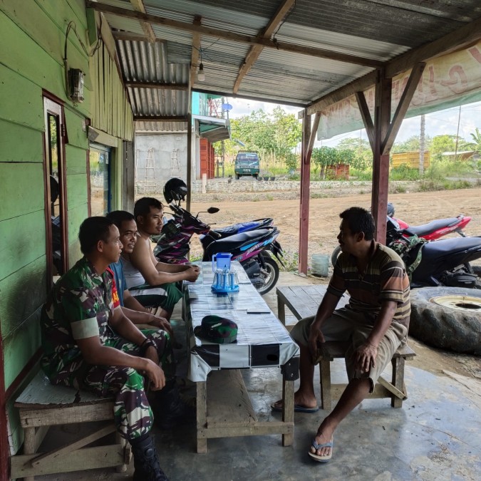 Babinsa Komsos Dengan Masyarakat, Persoalan Keamanan Tanggung Jawab Bersama di wilayah binaan