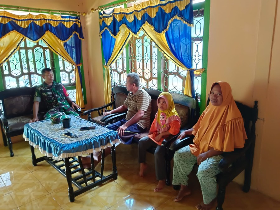 Komsos, Media Babinsa Untuk Jalin Silaturahmi Bersama masyarakat di wilayah binaan