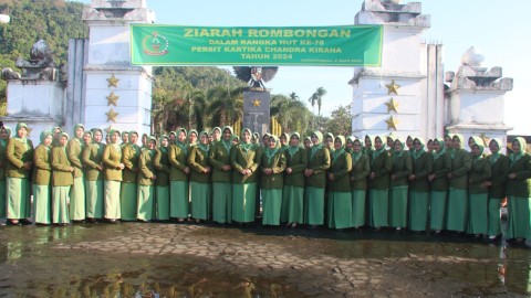 Ziarah rombongan Dalam rangka memperingati Hari Ulang Tahun (HUT) Persit Ke-78