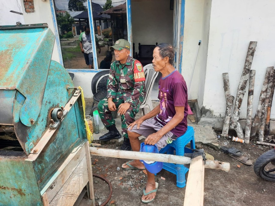 Terus Jaga Hubungan Baik, Serda subur Laksanakan Komsos Dengan Warga Binaan