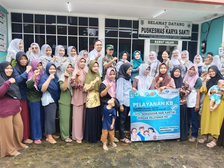 Danramil Muara Kelingi Kapten Inf Ajun Taufik Mengadiri Kegiatan Program Pelayanan KB