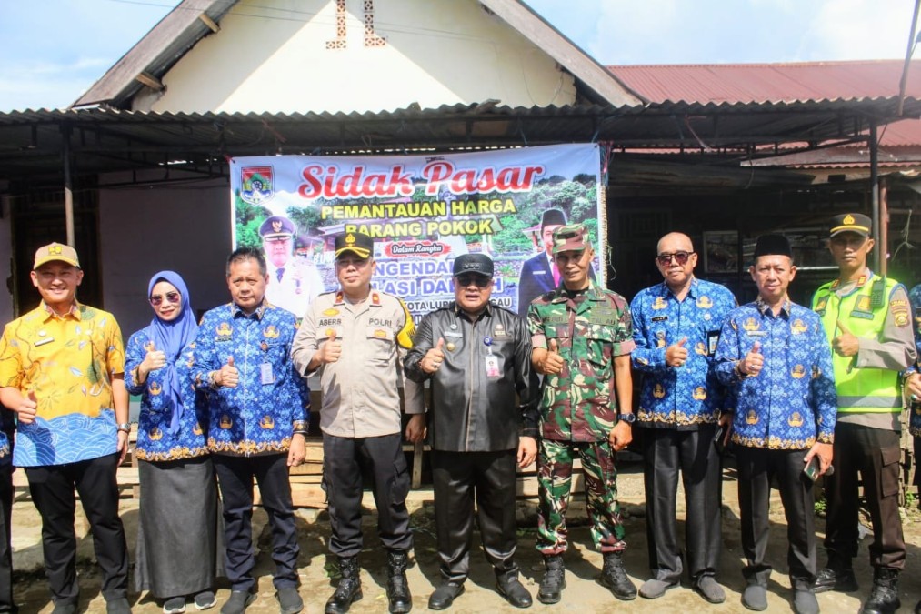 Bersinergi Dengan Pemerintah Kota Lubuk Linggau, Kasdim 0406/Lubuk Linggau Sidak Pasar