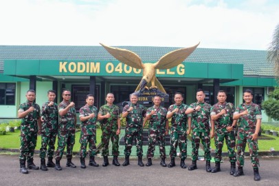 Kodim 0406/Lubuk Linggau Menerima Kunjungan Kerja Tim Dalwaslat Korem 044/Gapo