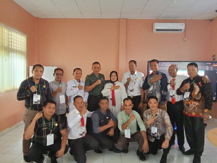 Mewakili Komandan Kodim 0406 Lubuk Linggau Pasi Ops Kodim Berikan Wawasan Kebangsaan Kepada Para Kades