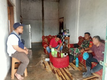 Komsos Babinsa Wujudkan Wilayah Aman, Tertib dan Kondusif