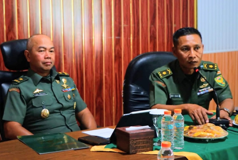 Kodim 0406/Lubuk Linggau Menerima Kunjungan Kerja Tim Itpusterad