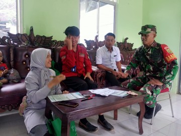 Pererat Sinergitas di wilayah Babinsa Komsos Dengan Perangkat Desa di wilayah binaan