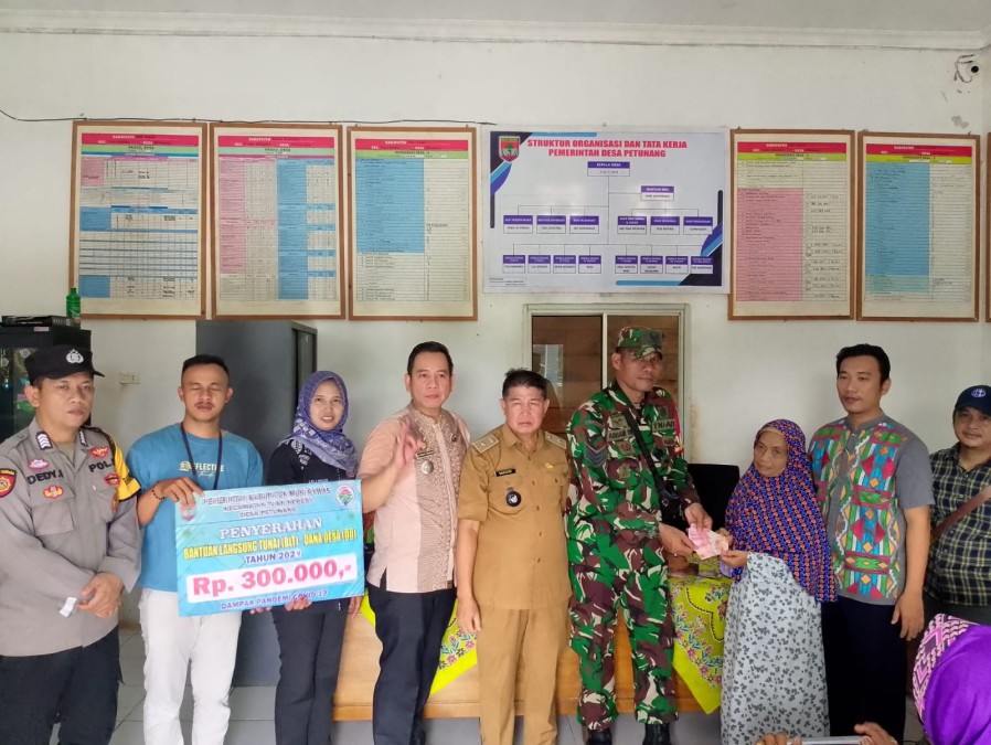 Serka Argani Hadiri Penyaluran BLT DD