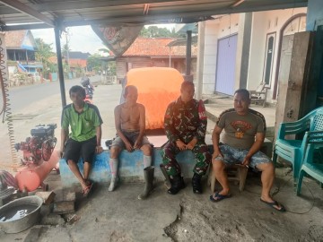 Melalui komsos Babinsa ajak warga mendukung program pemerintah dalam wujudkan pola Hidup sehat