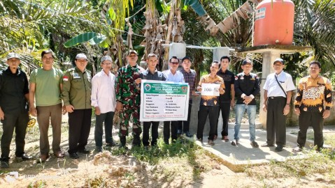 Babinsa Berharap Pembangunan Fisik Yang Telah Dibangun Harus Dijaga Dan Dimanfaatkan Dengan Baik