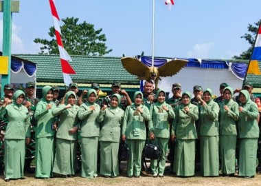 Kunjungan Kerja Perdana Dandim 0406/Lubuklinggau Ke TK Kartika II-41, SD Kartika II-9, koramil 07/Jayaloka, dan Koramil 06/Tugumulyo