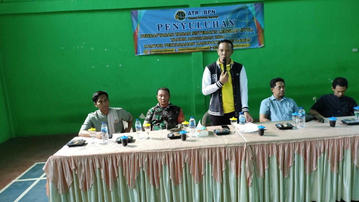 Babinsa Hadiri Penyuluhan Pendaftaran Tanah Sistematis Lengkap di wilayah binaan