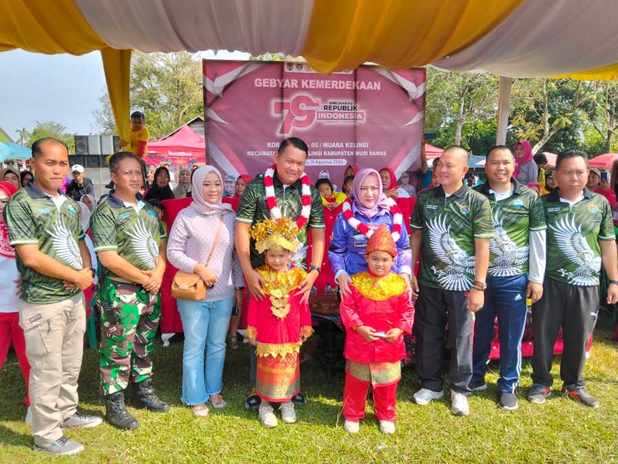 Semarak Kemerdekaan RI Ke 79, Dandim Hadiri Acara Senam Sehat dan Lomba Memancing Yang di Gelar Koramil 406-05/Muara Kelingi