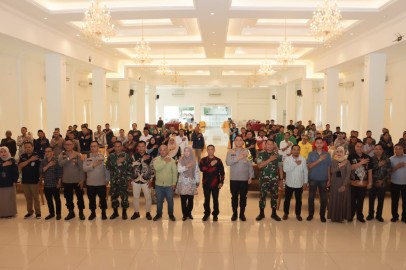 Dandim 0406 Lubuk Linggau Hadiri Rapat Pleno Terbuka Rekapitulasi DPS Tingkat Kota Lubuk Linggau