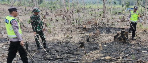 Babinsa Koramil 406-09/ Terawas Serka Bambang Melaksanakan Kegiatan Patroli Cek Titik Hosport