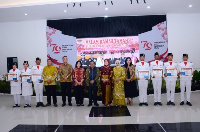 Rangkaian HUT RI ke-79 Dandim 0406 Lubuk Linggau Hadiri Acara Malam Ramah Tamah