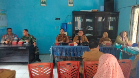 Danpos Ramil 406-05/Muara Kelingi Hadiri Koordinasi Lintas Sektor Kampung Keluarga Berkualitas