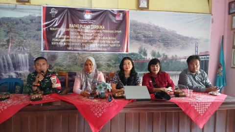 Babinsa Koramil 406-08/Lubuklinggau Hadiri Rapat Pleno Di wilayah binaan