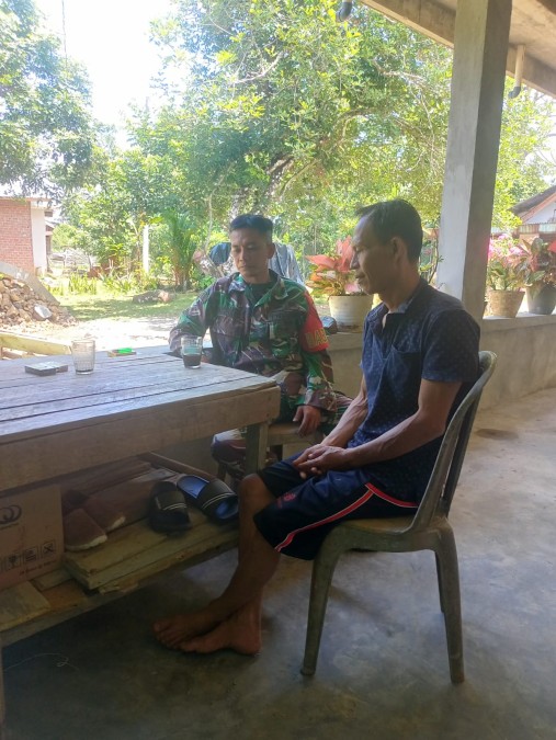 Komsos Dengan Warga Binaan Serda Sudarto Bahas Keamanan dan Kebersihan Lingkungan