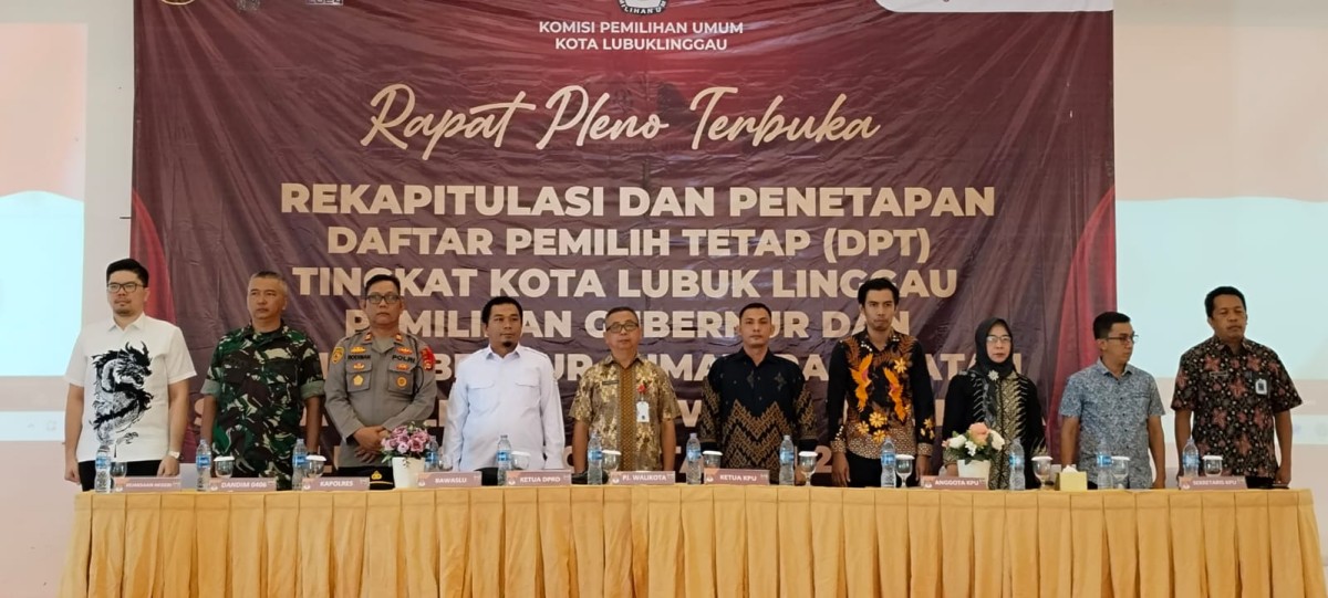 Danramil 406-08/Lubuklinggau Monitor Rapat Pleno Terbuka DPT