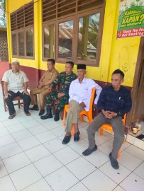 Serka Yongki Mahendra, Babinsa Koramil 406-06/Tugumulyo Jalin Komsos dengan Perangkat Desa M. Sitiharjo Kecamatan Tugumulyo