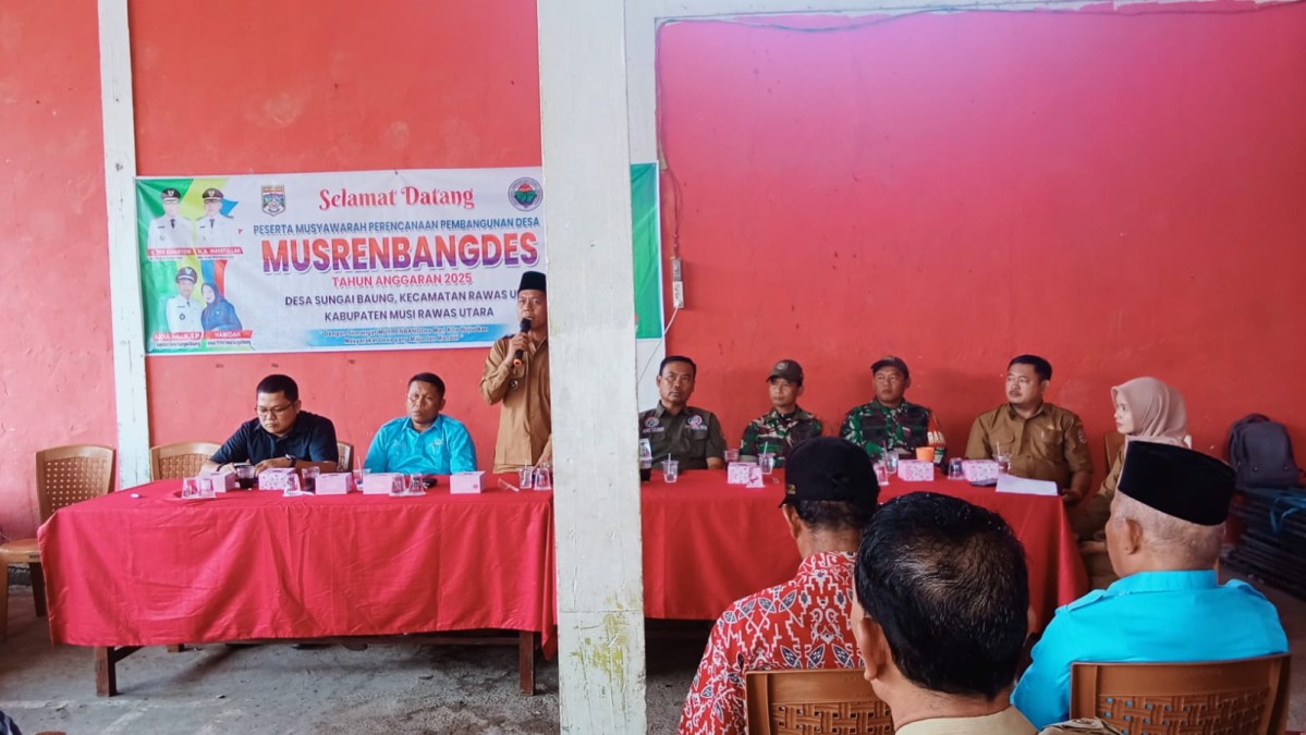 Hadiri Musrenbang Wujud Sinergi Babinsa dengan Pemerintah Desa Demi Kemajuan Desa