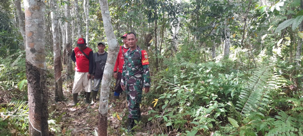 Patroli Karhutlah di Desa Durian Remuk untuk Cegah Pencemaran Udara