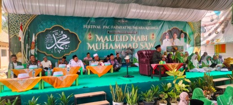 Danramil Diwakili Peltu Rohmadani Didampingi Babinsa Hadiri Acara Maulid Nabi Muhammad SAW 1446 H