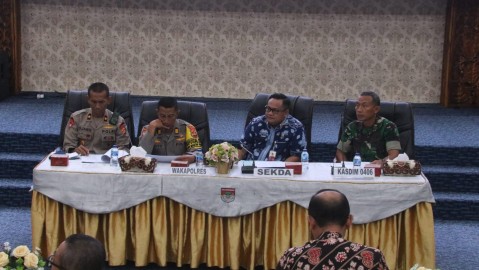 Kasdim 0406/Lubuklinggau Mayor Inf Khoirul Ansori Hadiri Rapat Finalisasi HUT Kota Lubuklinggau ke-23