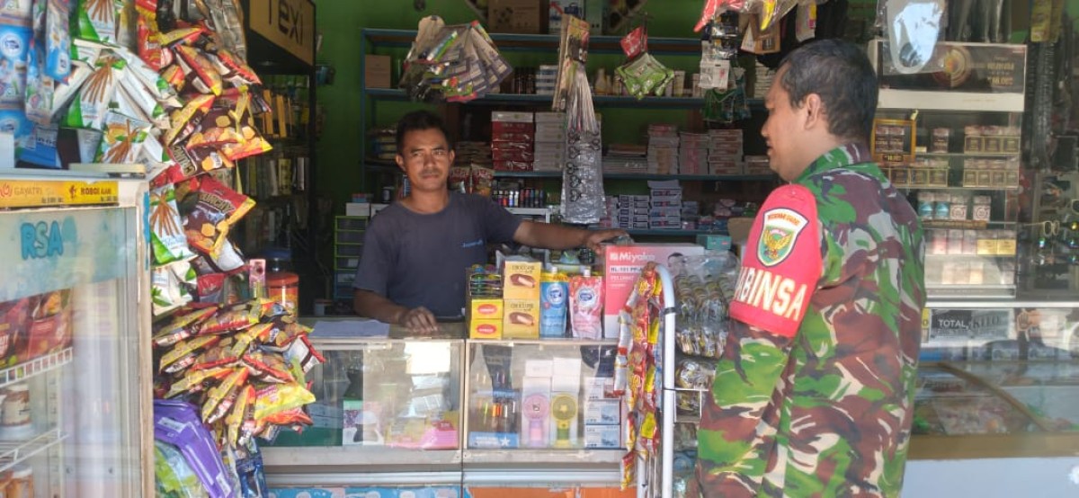 Babinsa Koramil 406-08/Lubuk Linggau Gelar Komsos dan Silaturahmi Bersama Warga Binaan.