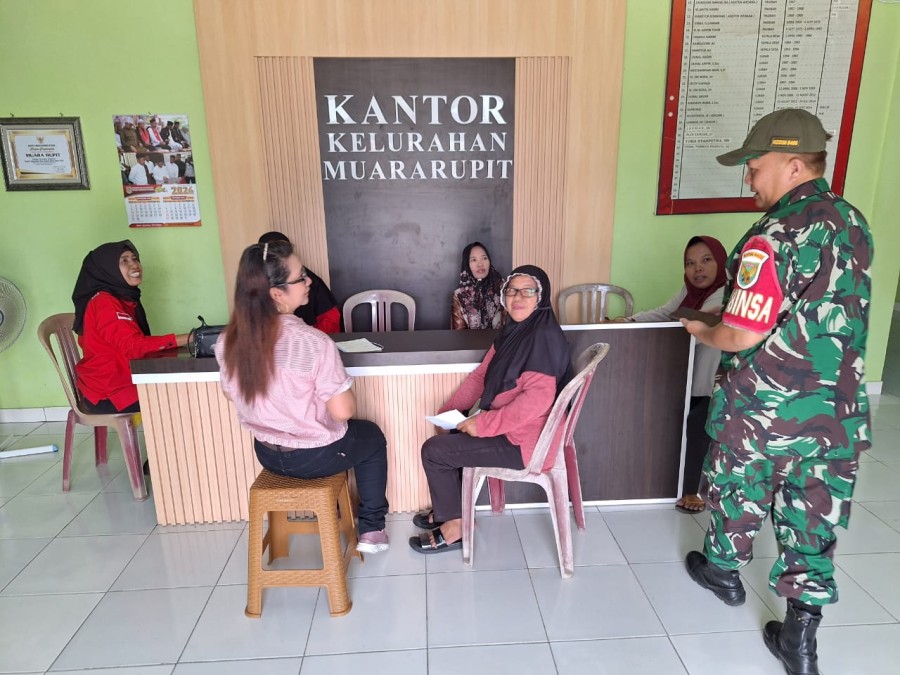 Babinsa Koramil 406-03/Rupit, Sertu Yuda, Gelar Diskusi Potensi Kelurahan Bersama Warga Desa Rupit