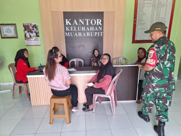 Babinsa Koramil 406-03/Rupit, Sertu Yuda, Gelar Diskusi Potensi Kelurahan Bersama Warga Desa Rupit