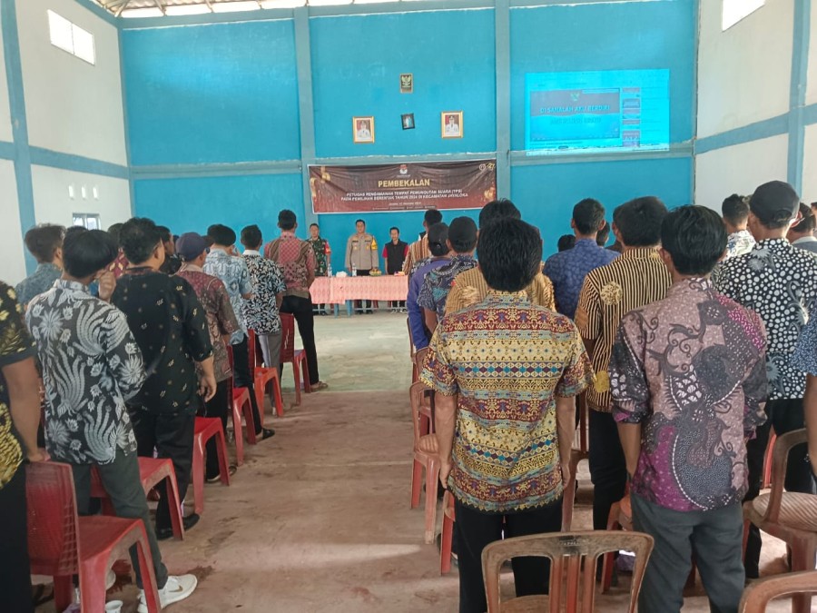 Serka Harmizan Hadiri Pembekalan Petugas Pengamanan TPS Pemilihan Serentak 2024