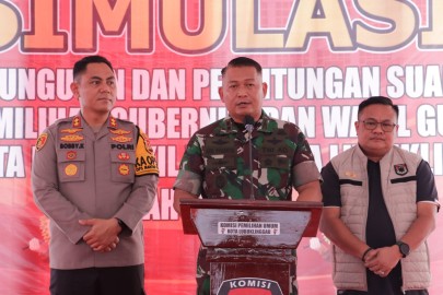 Simulasi Pemungutan dan Perhitungan Suara Dalam Pemilihan Gubernur dan Wakil Gubernur Walikota dan Wakil Walikota Lubuk Linggau Tahun 2024