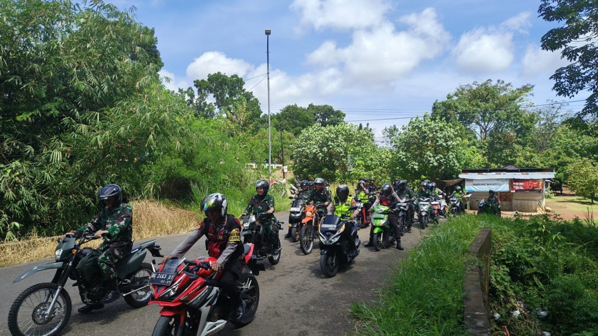 Jelang Pemilukada 2024 Kodim 0406/Lubuk Linggau Melaksanakan Patroli Bersekela Besar Bersama Anggota Brimob, Dan Anggota Polres Lubuk Linggau.