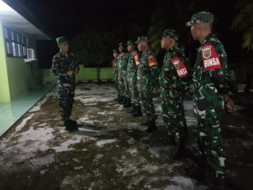 Guna Kesiapan dan Pengamanan Pemilukada 2024, Danramil 406-05/Muara Kelingi Berikan Instruksi Kepada Babinsa