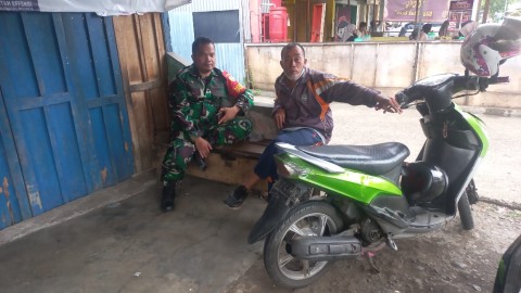 Babinsa Koramil 406-08/Lubuk Linggau Gelar Komsos dengan Warga Binaan.