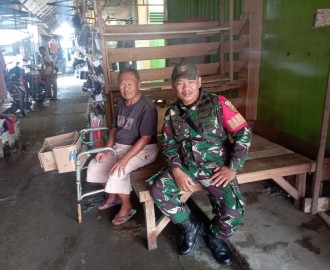 Koptu seftiyansa jalin komsos di wilayah binaan dengan pedagang kaki lima