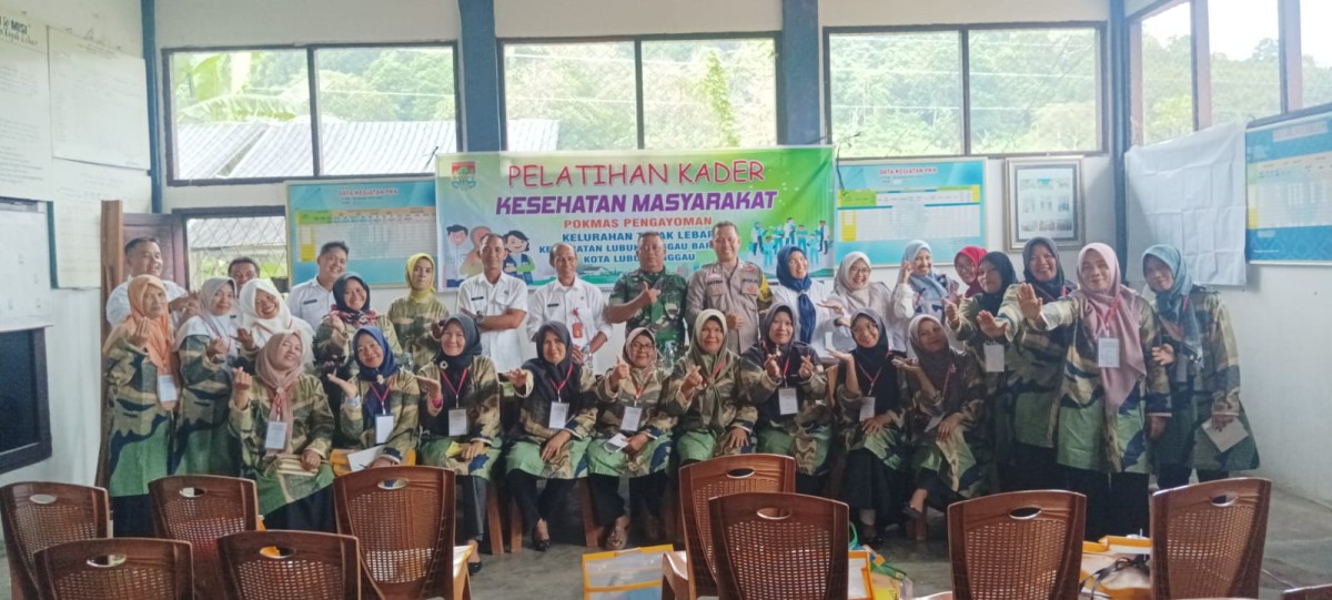 Babinsa Koramil 406-08/Lubuk Linggau Sertu Zainal Abidin Hadiri Pelatihan Pembinaan Lembaga Kemasyarakatan Pokmas Pengayoman.