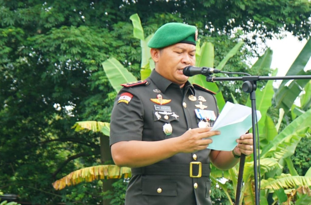 Kodim 0406/Lubuk Linggau Gelar Upacara Peringatan Hari Juang TNI AD ke-79 Tahun 2024