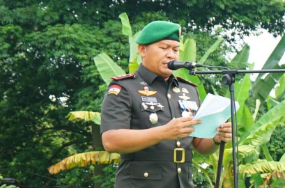 Kodim 0406/Lubuk Linggau Gelar Upacara Peringatan Hari Juang TNI AD ke-79 Tahun 2024